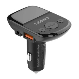 FM Transmitter (Ldnio C706Q) Car Bluetooth With Double USB Charging Port