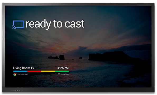 Smart TV with Google Chromecast